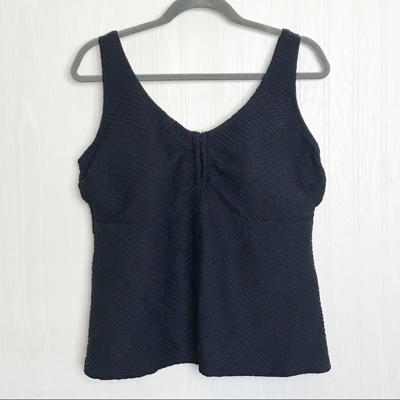 Lands' End | Swim | Lands End Texture Swim Top Tankini V Neck | Poshmark